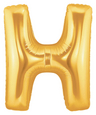 [LG08] 14"金色字母球：H